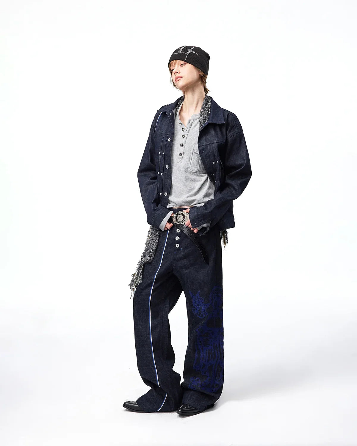EMO Blue Selvedge Raw Denim Jacket