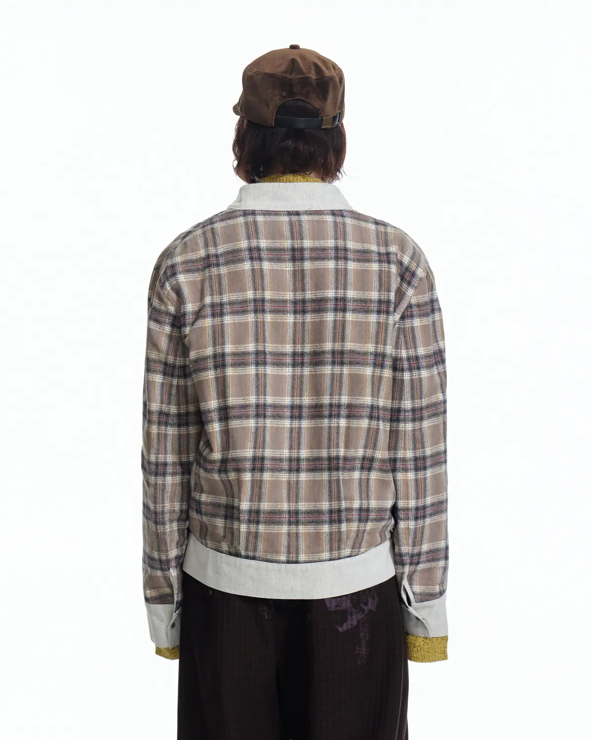 EMO Denim Embroidered Reversible Jacket (White)