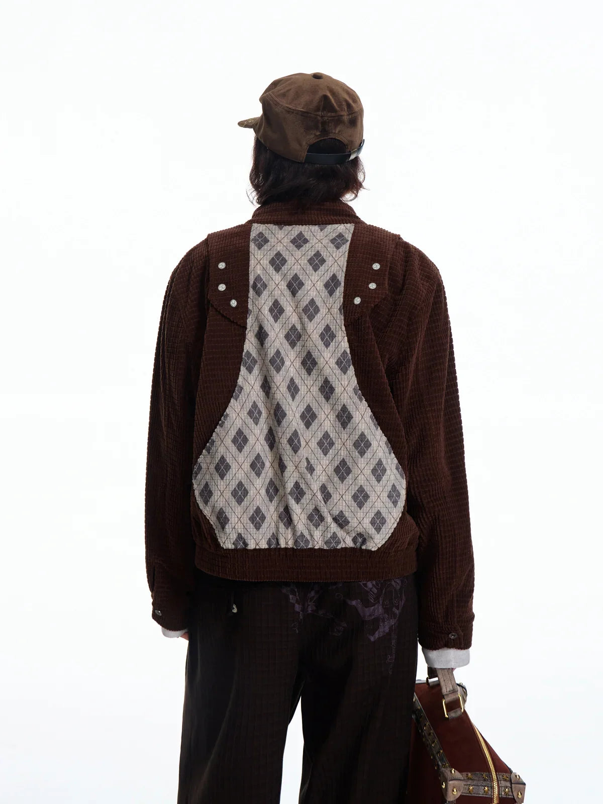 EMO Reversible Corduroy Waffle Bomber