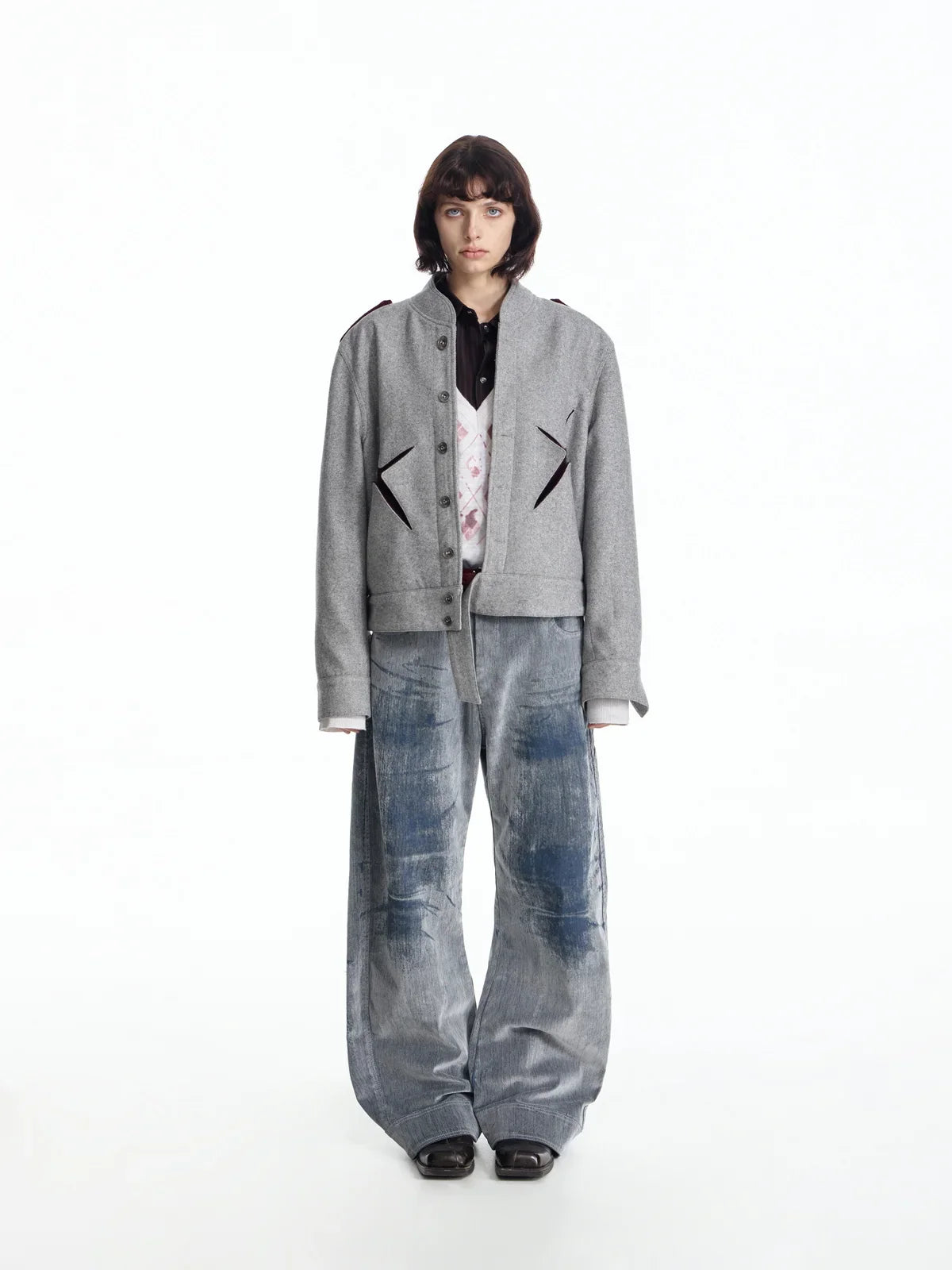EMO 'Cavalry' Herringbone Structured Jacket