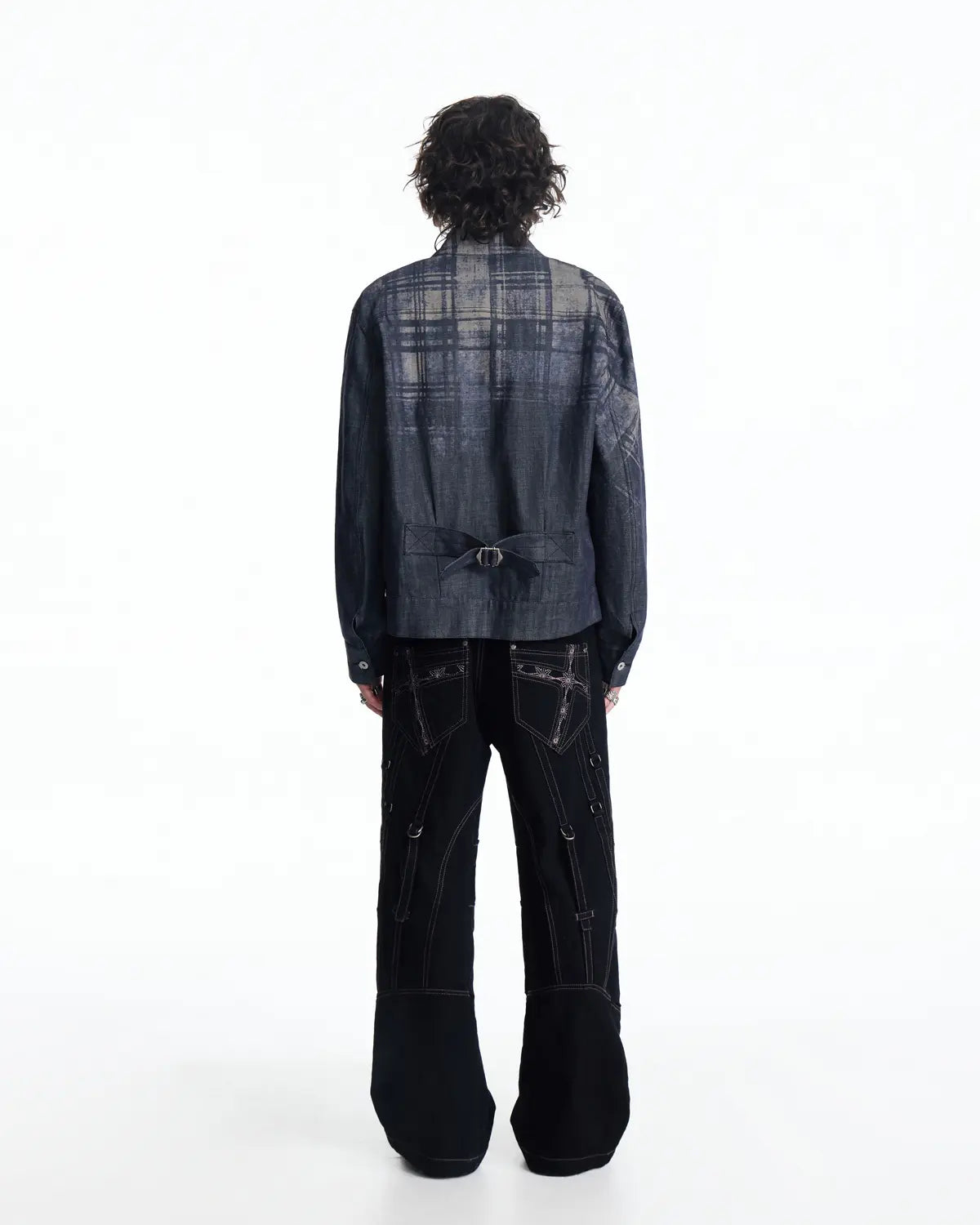 EMO Denim Embroidered Reversible Jacket