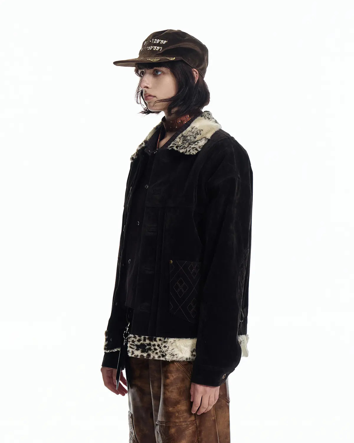 EMO Vintage Suede Patchwork Jacket