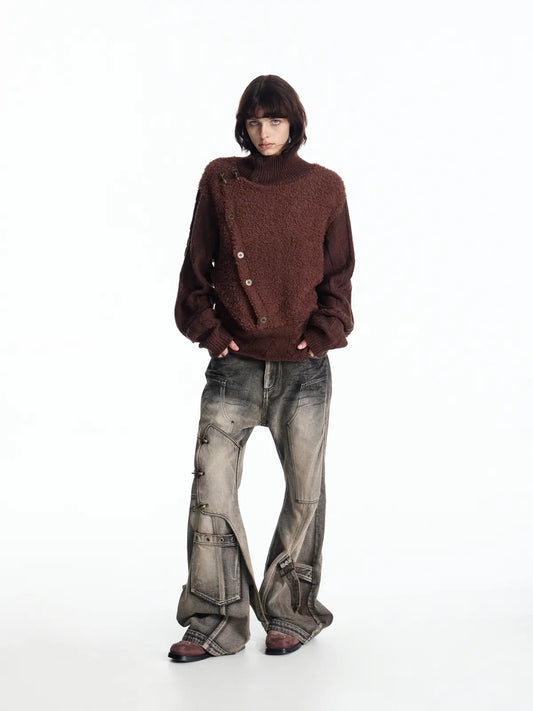 EMO Vintage Fencing Inspired Knit Sweater