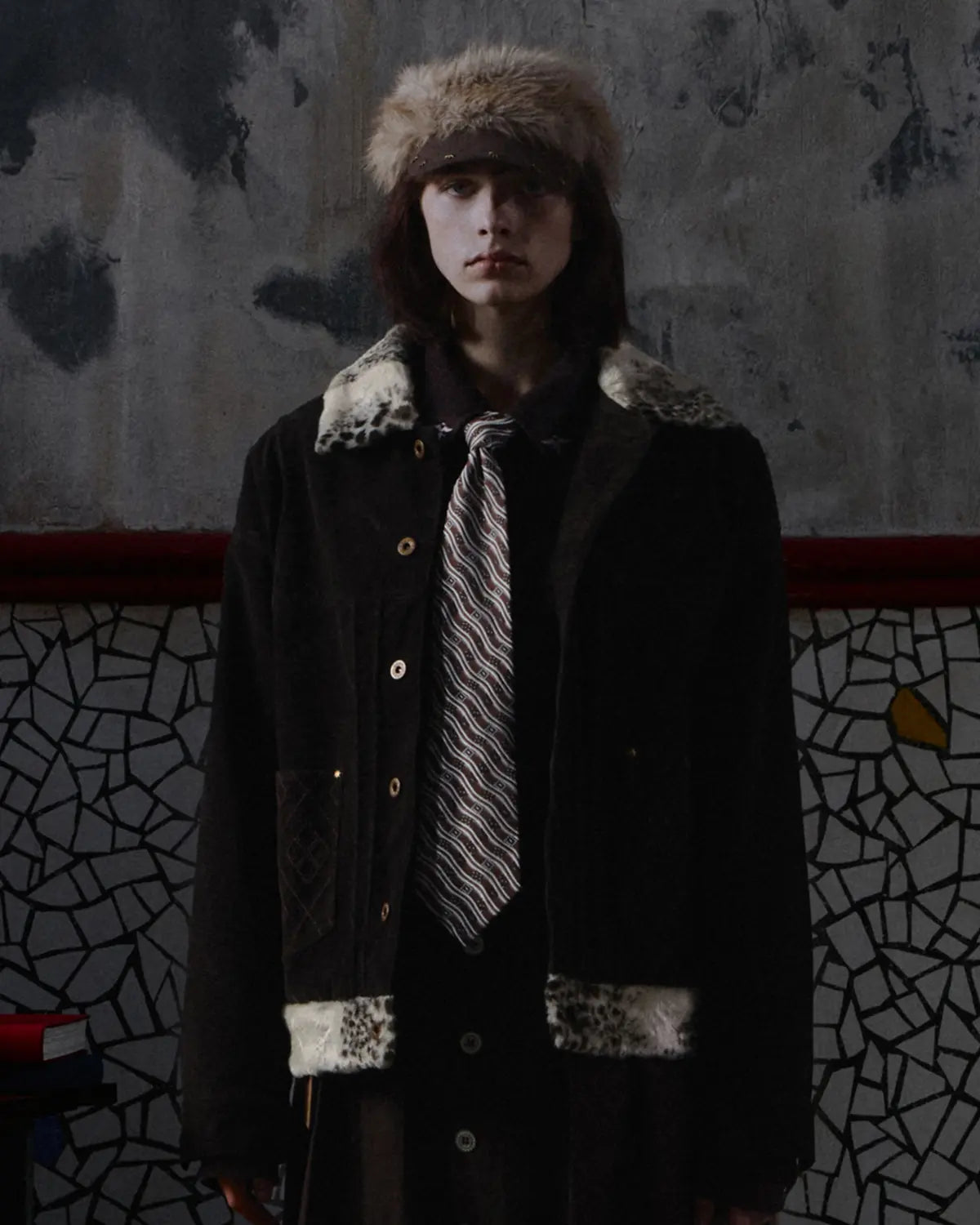 EMO Vintage Suede Patchwork Jacket