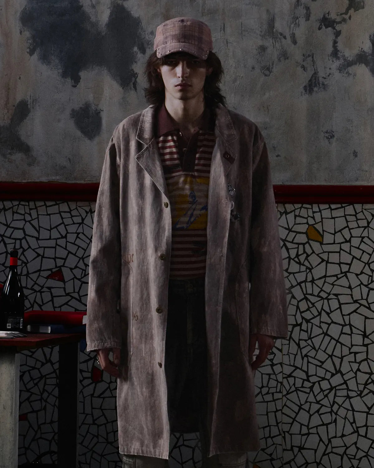 EMO "Film Noir" The Scorch Suede Trench