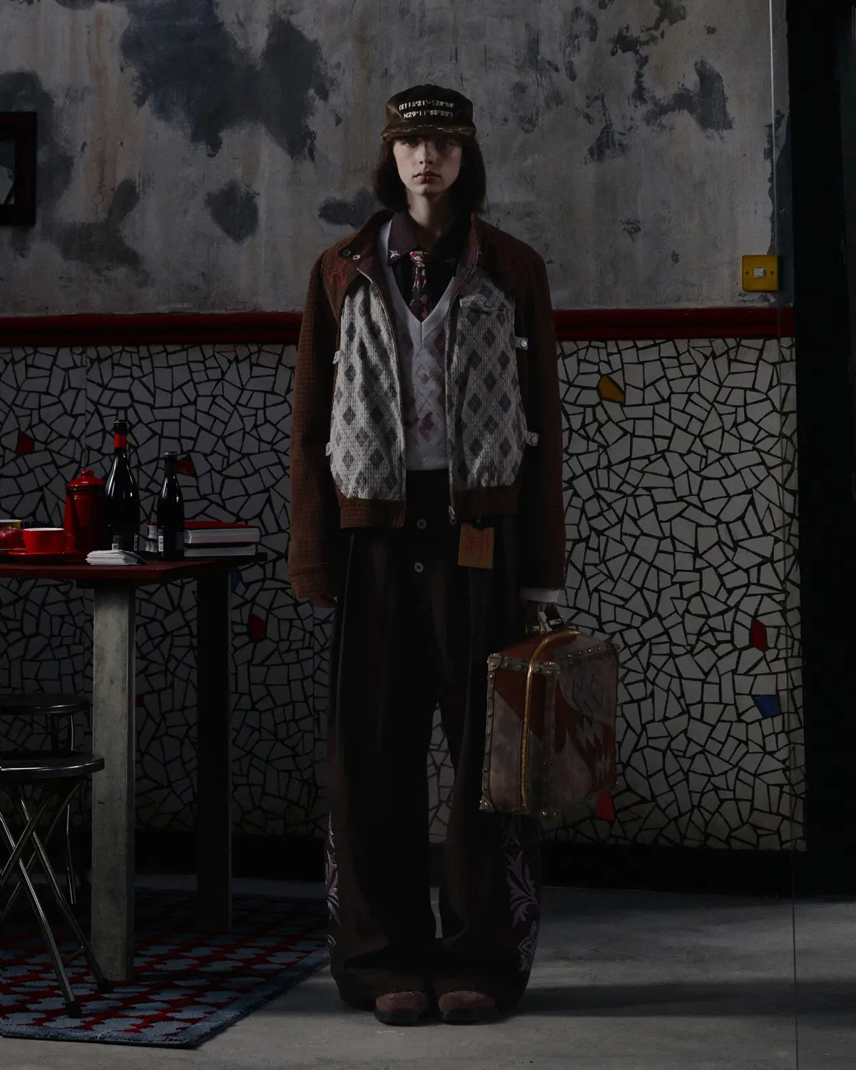 EMO Reversible Corduroy Waffle Bomber