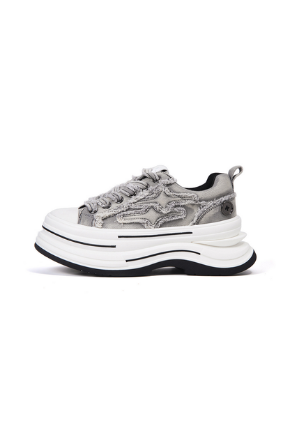 Thick Sole Canvas Sneakers