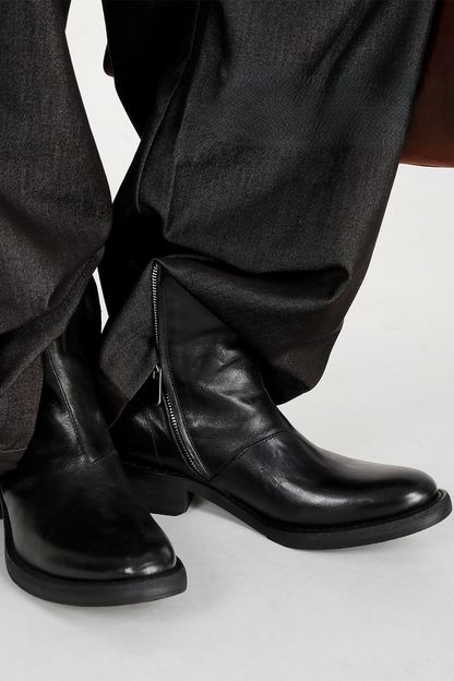 Pointed Zip Chelsea Boots