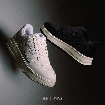 R-Evil Suede Black Sneakers
