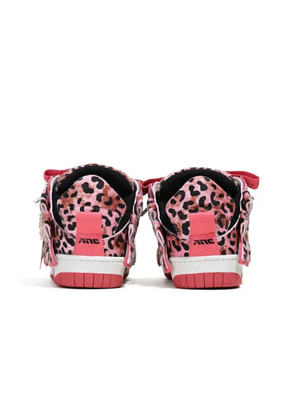 Leopard Low-Top Skate Sneakers