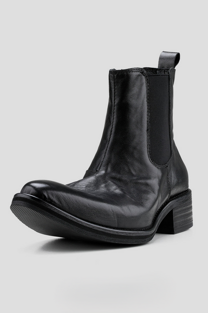 Pointed Platform Chelsea Boots