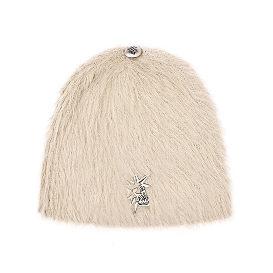 EMO Faux Mink Knitted Hat