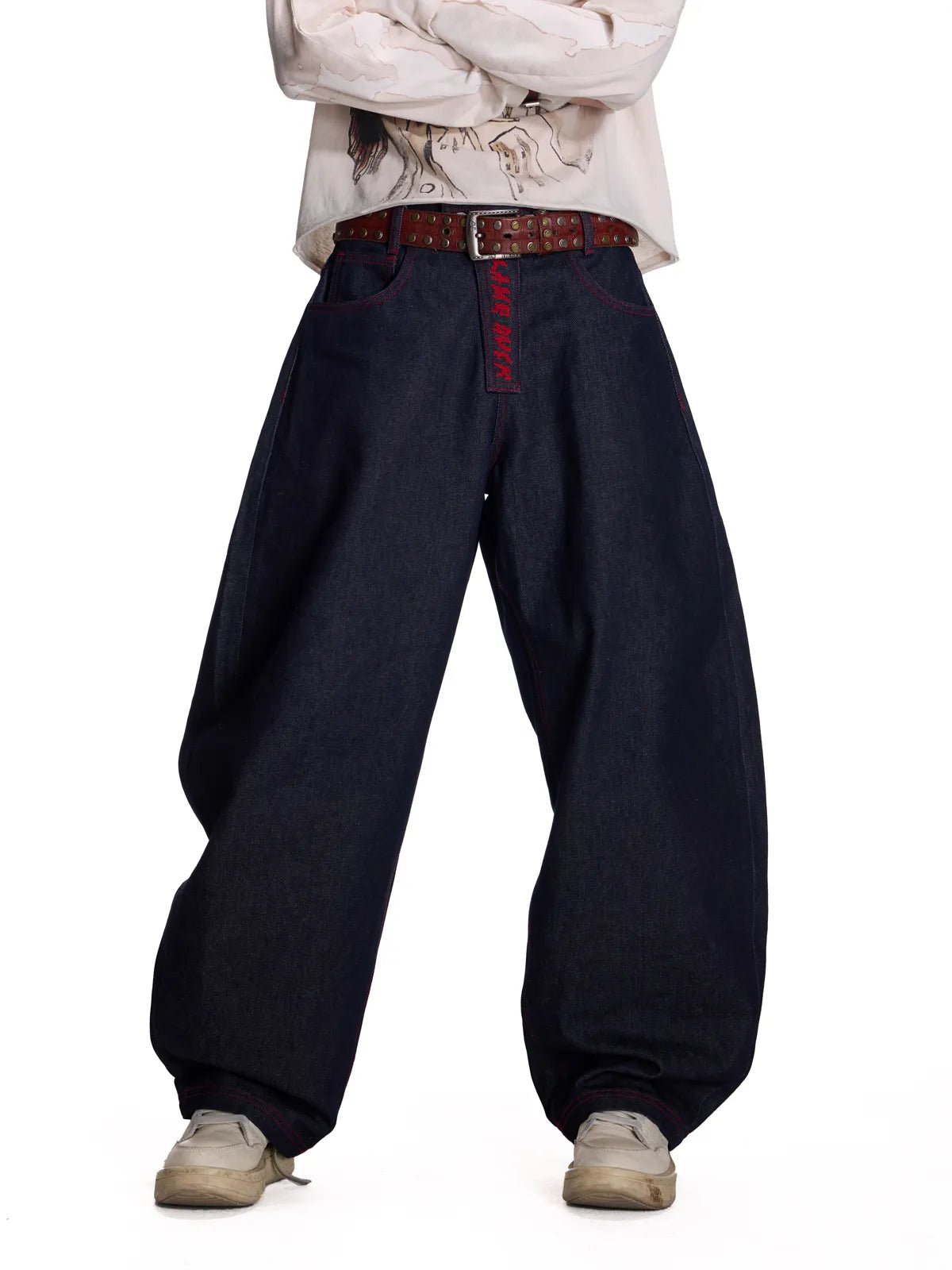 EMO Curved Blade Italian Fabric Jeans
