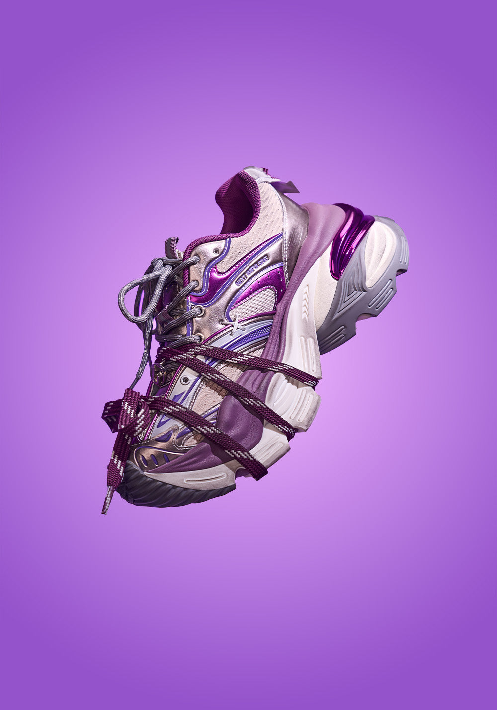 Purple Power Platform Sneakers