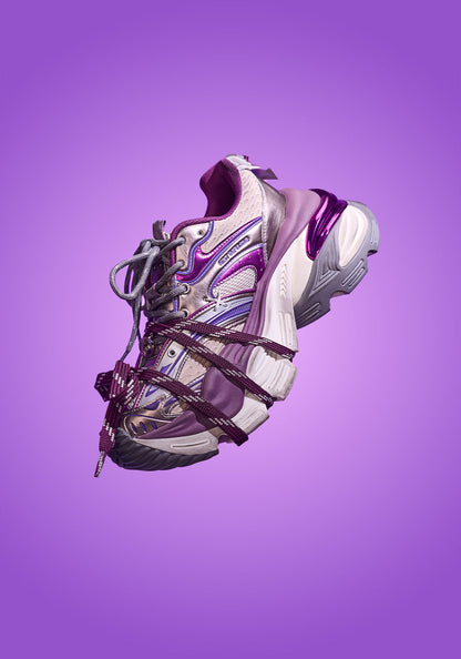 Purple Power Platform Sneakers