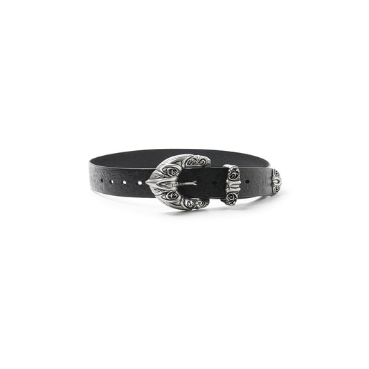 DND4DES Retro Engraved Leather Buckle Belt