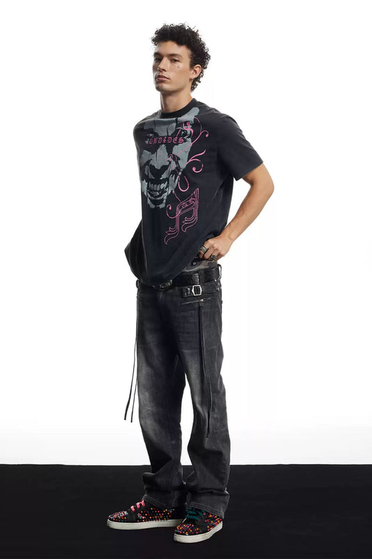 DND4DES Washed Punk Graphic T-Shirt