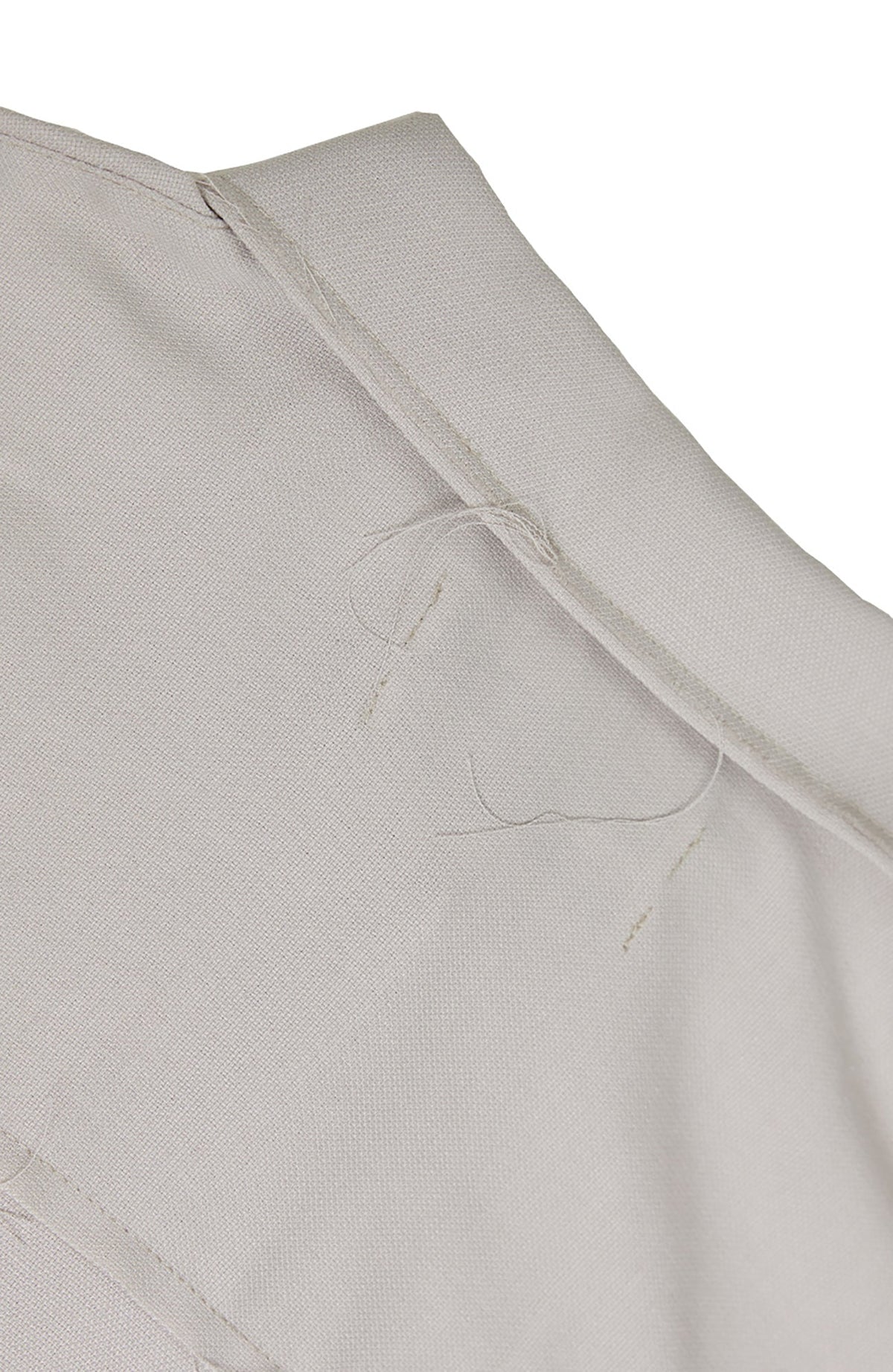 RELABEL Linen Blend Frayed Hem Shirt