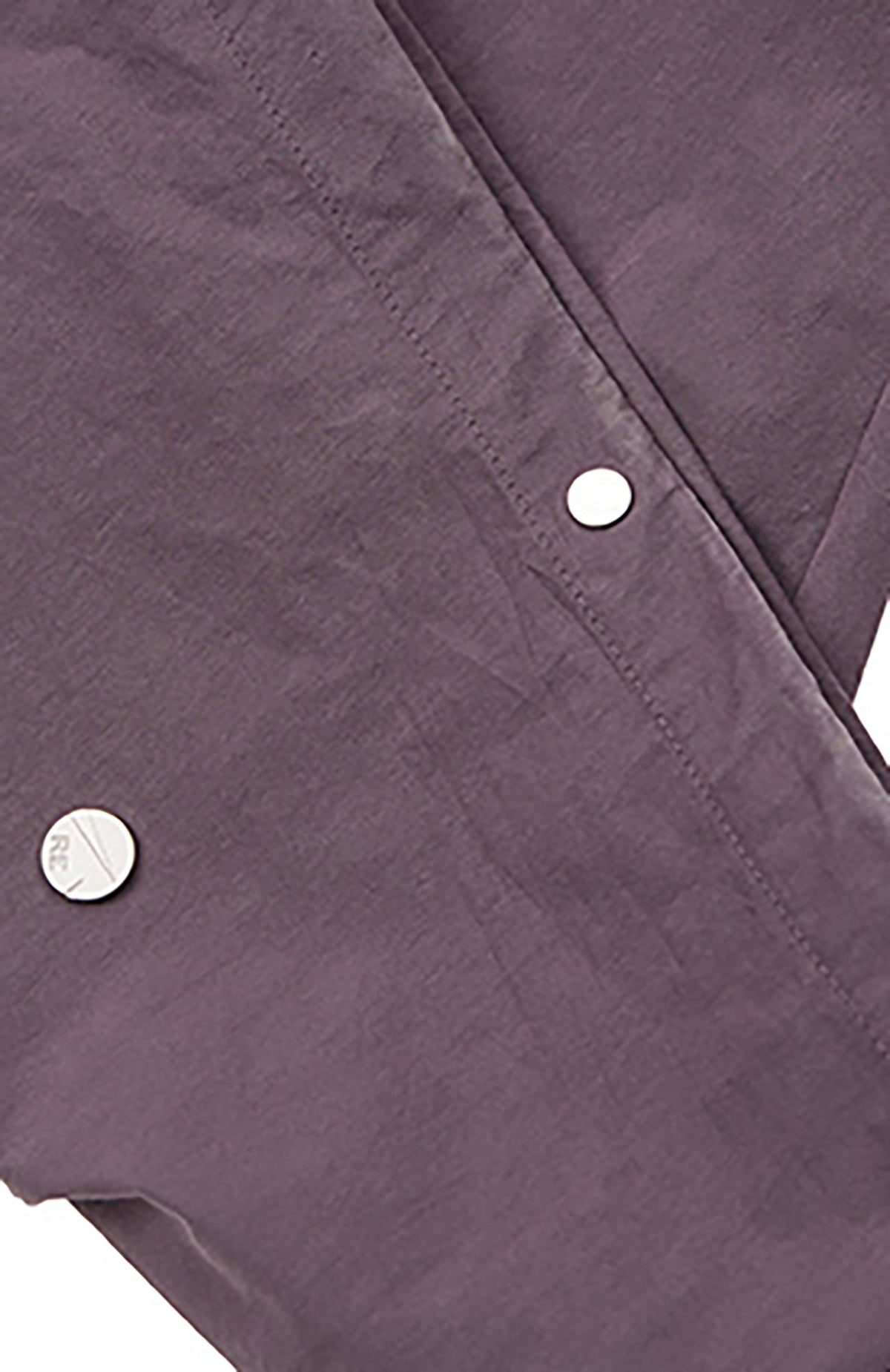 RELABEL Pleated Drawstring Cuff Parachute Pants Navy / Purple