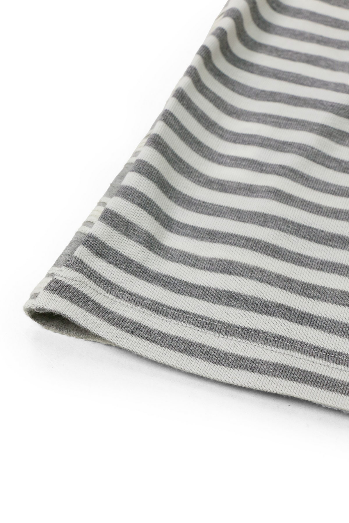 RELABEL Striped Wool-Blend Detachable Hood Tee