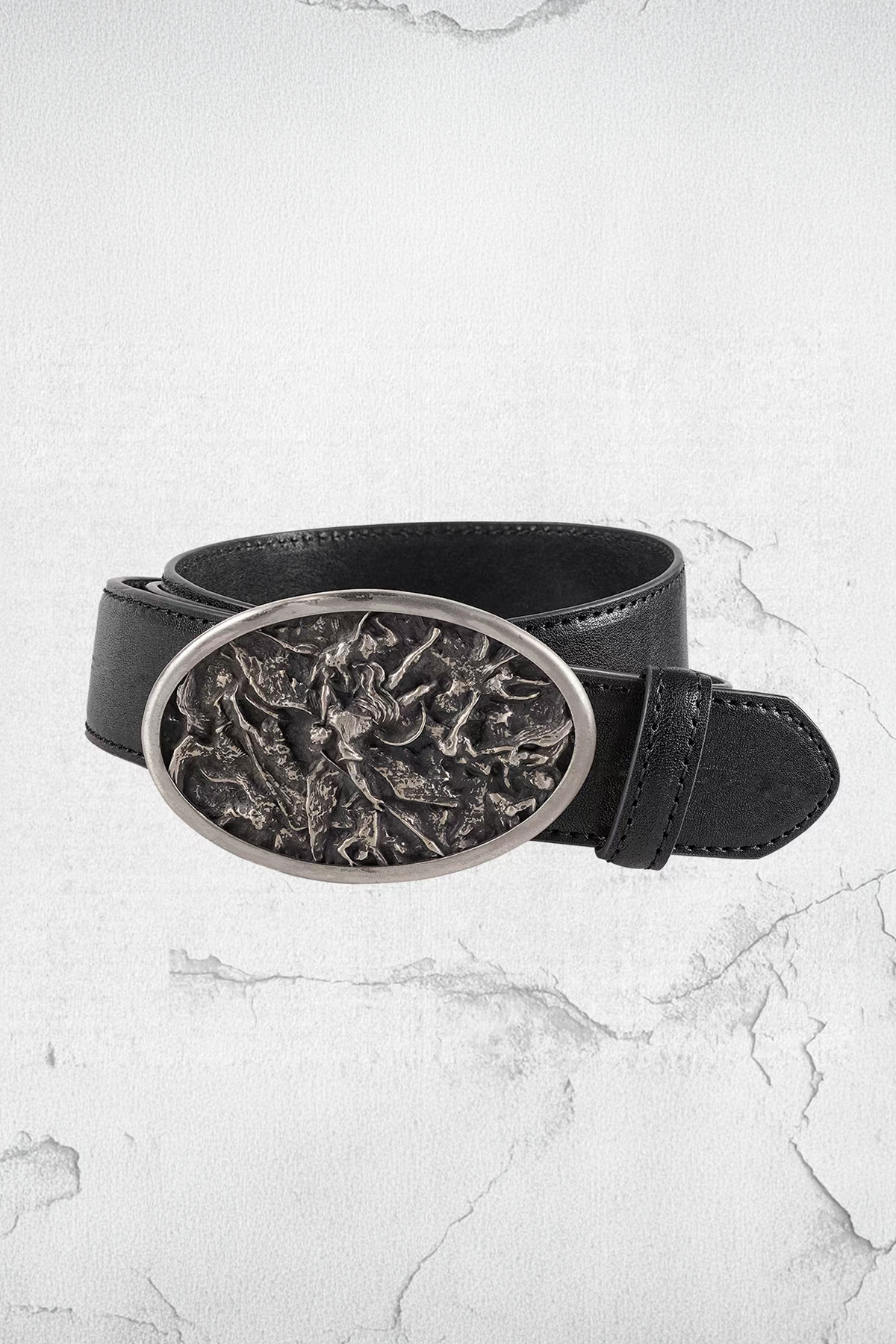 UNDERWATER Lucifer Buckle Calf Leather Belt