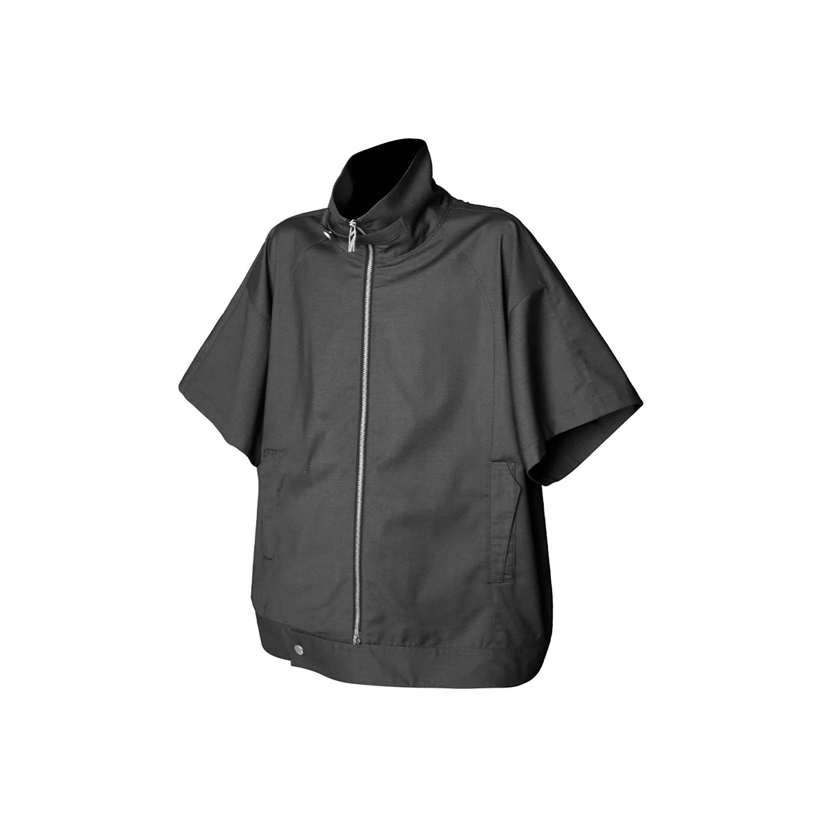 RELABEL Utility Stand Collar Half-Sleeve Jacket