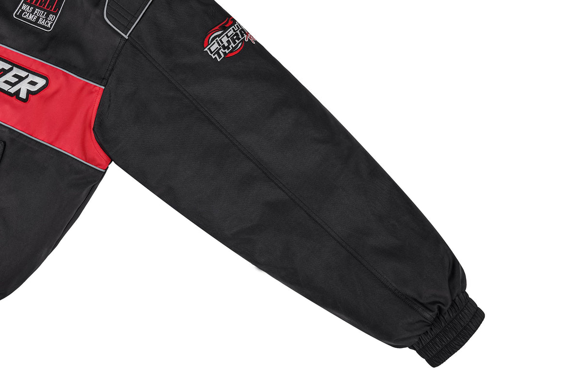 UNDERWATER Hell Racer Embroidered Padded Bomber