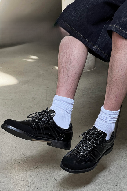 Patent Leather Trainer Sneakers