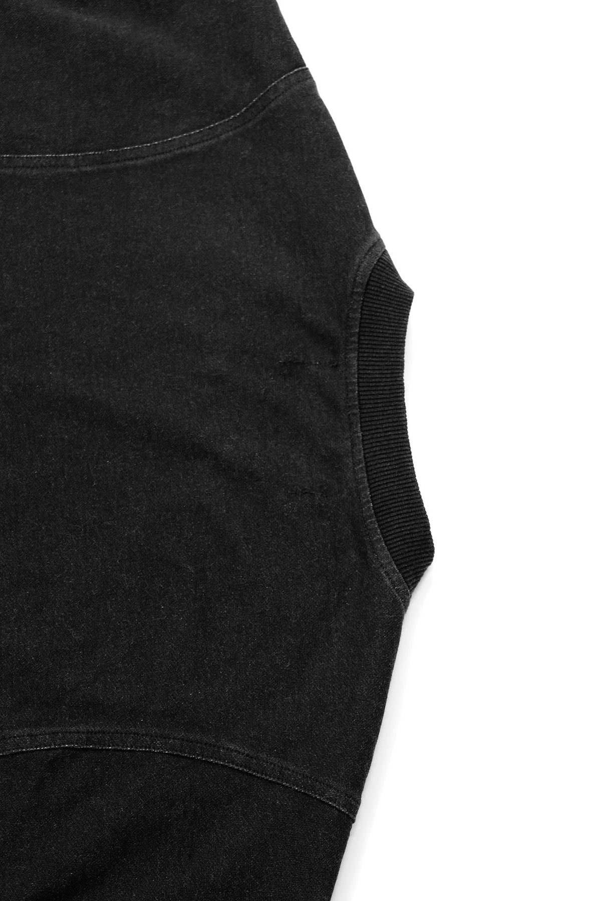 RELABEL Detachable Hood Washed Denim Tee