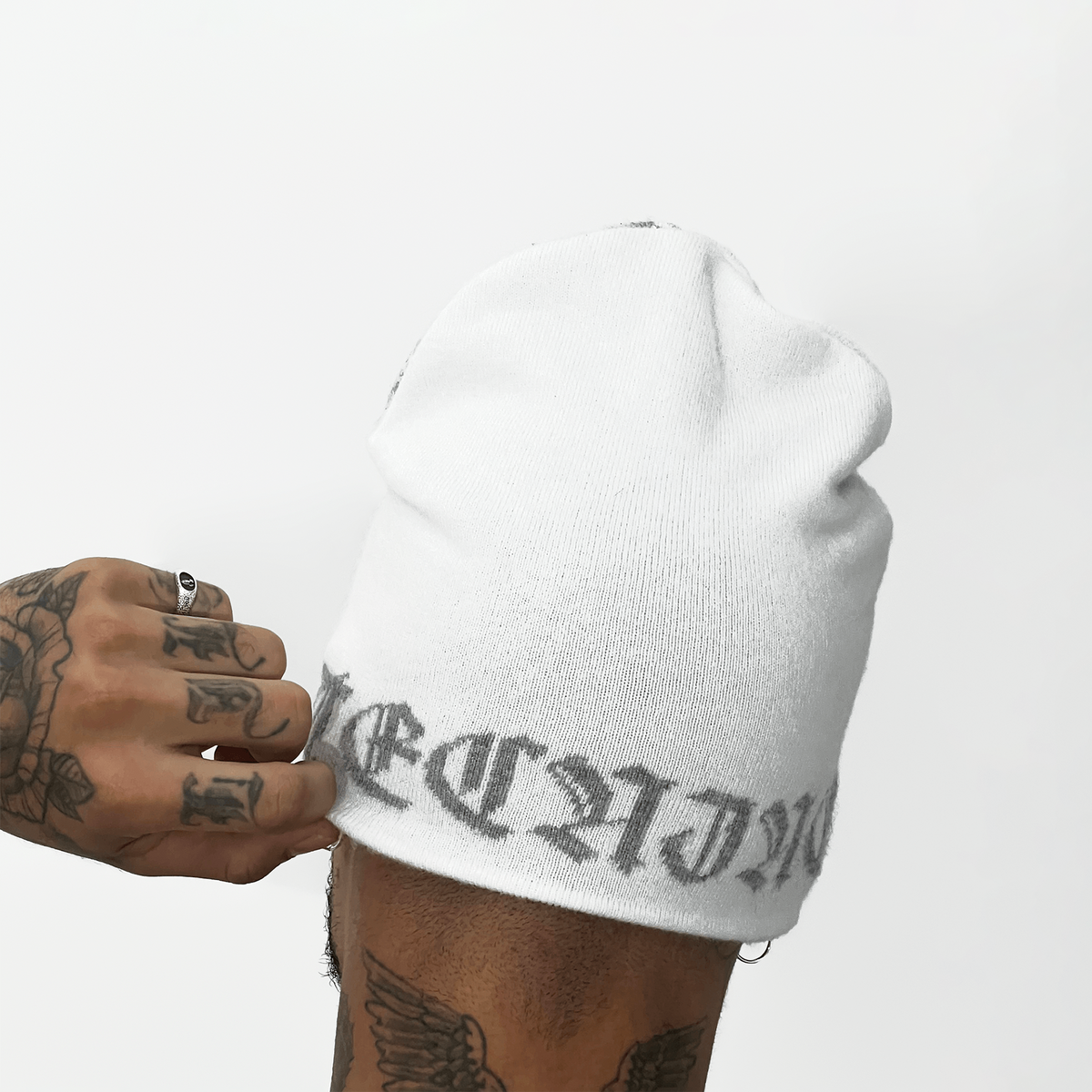 TECNINEGROUP Jacquard Diamond Knit Beanie