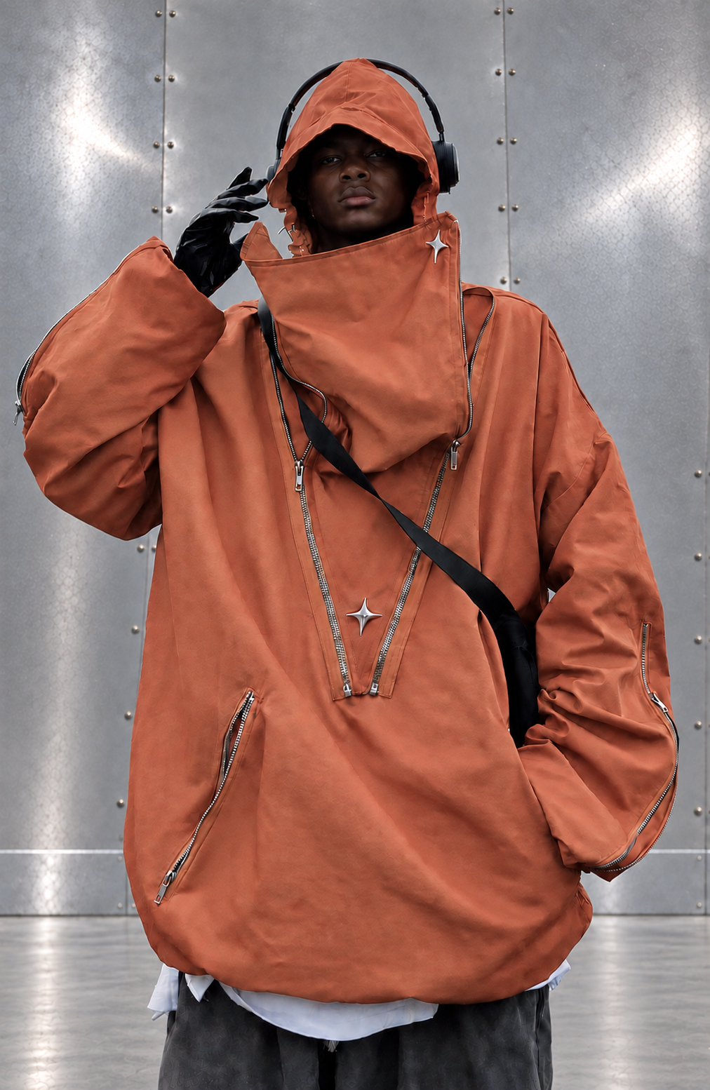 UUCSCC Utility Hooded Windbreaker Jacket