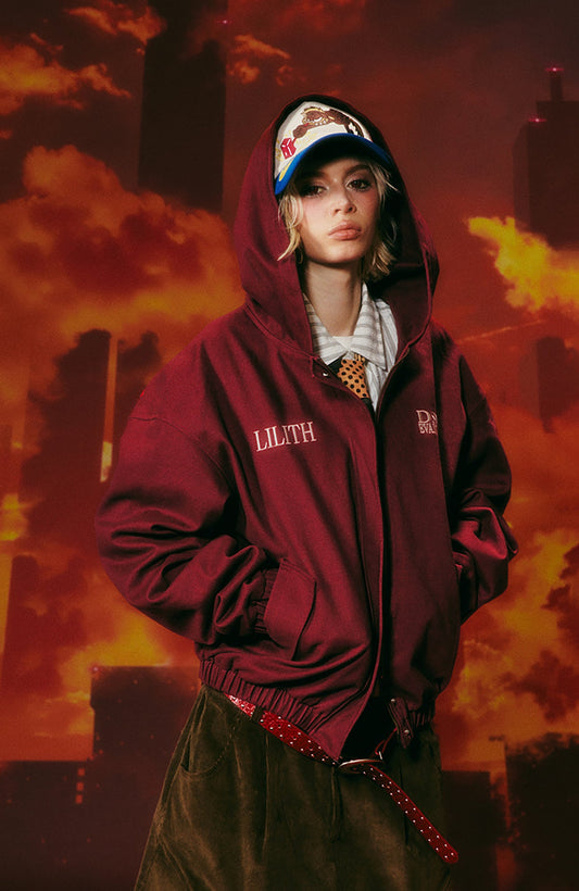 DONSMOKE X EVA Washed Hooded Jacket