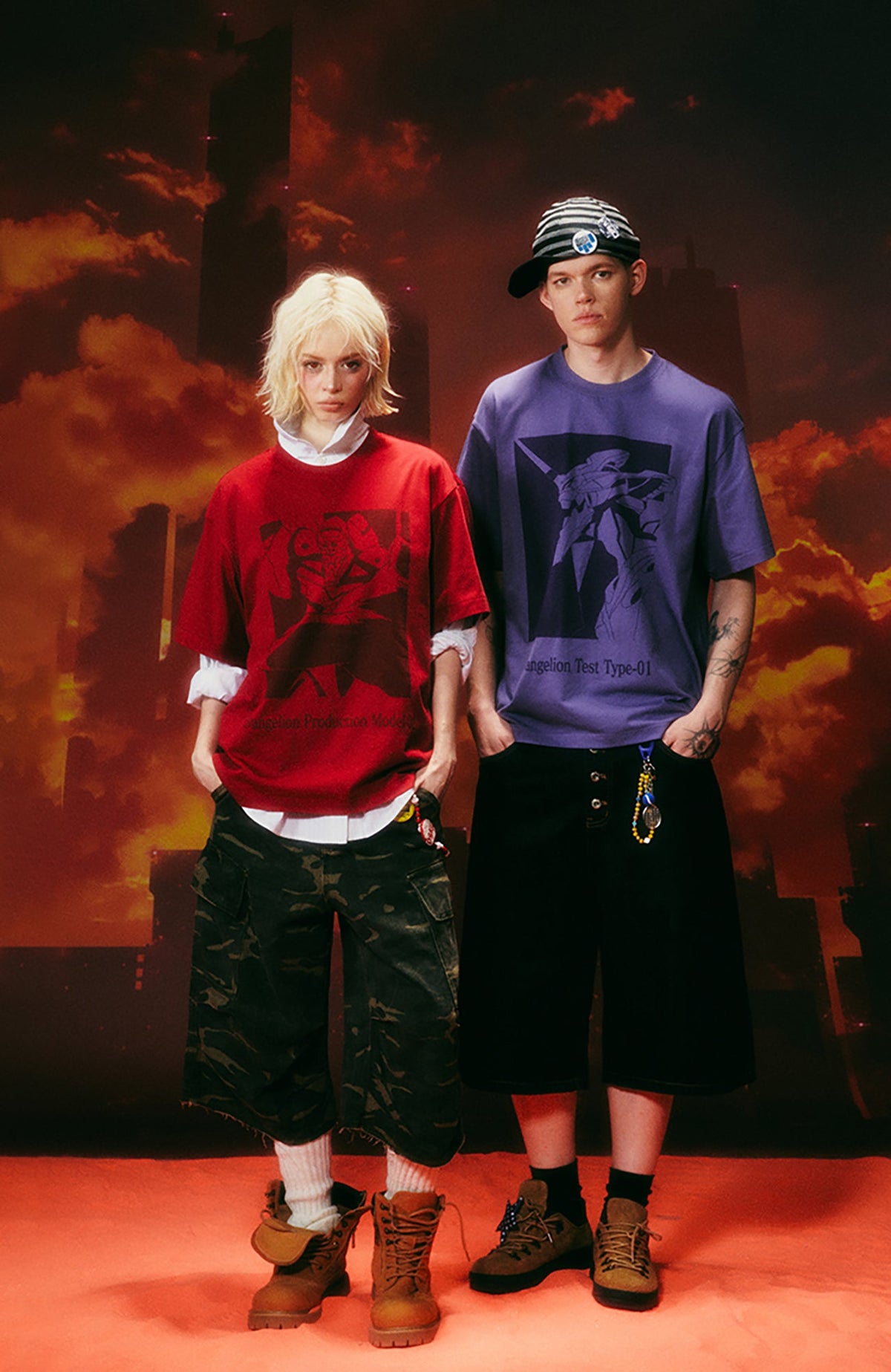 DONSMOKE x EVA Slogan Graphic T-Shirt