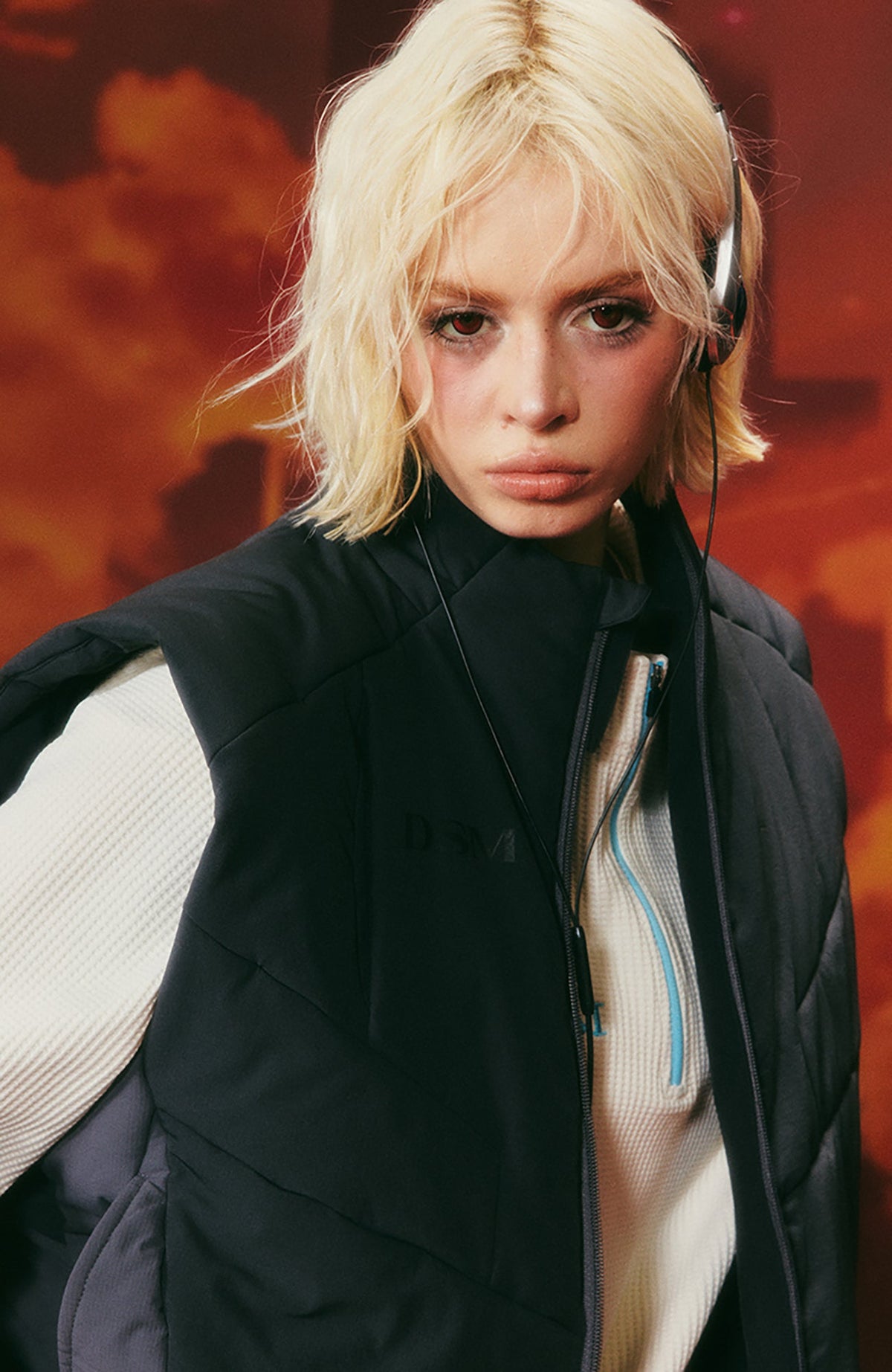 DONSMOKE x EVA Graphic Cotton-Padded Vest