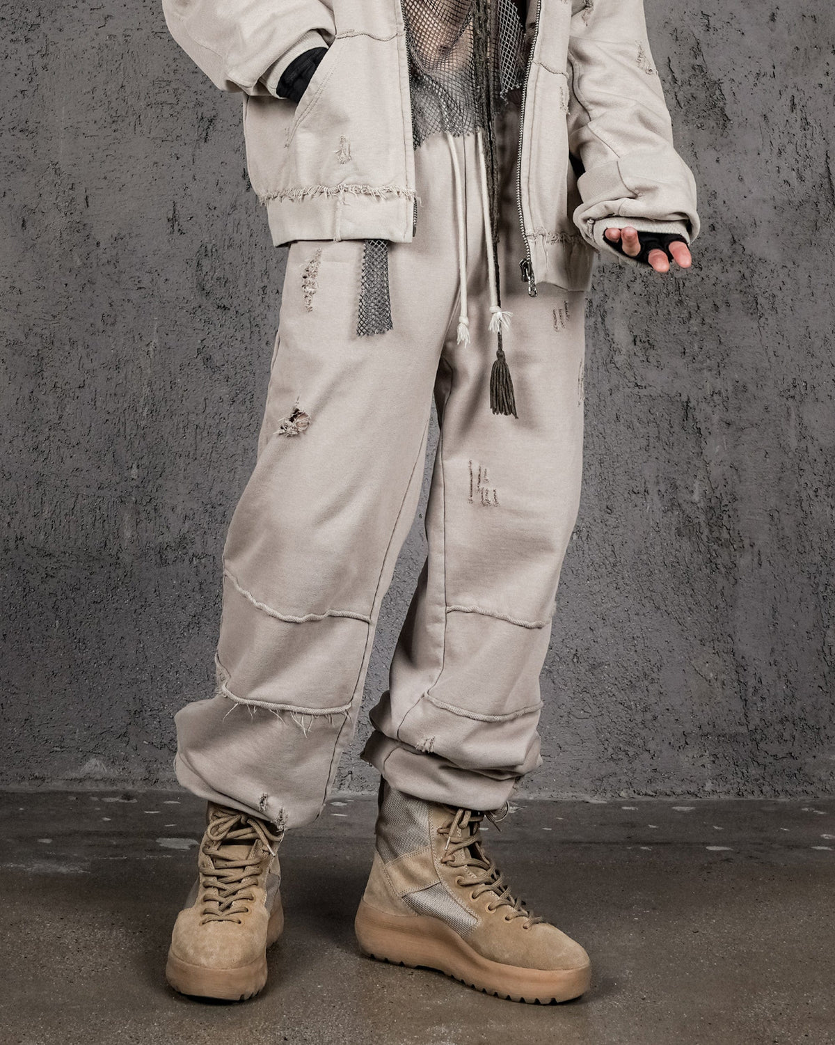 UNDERWATER Wasteland Ripped Spliced Jogger