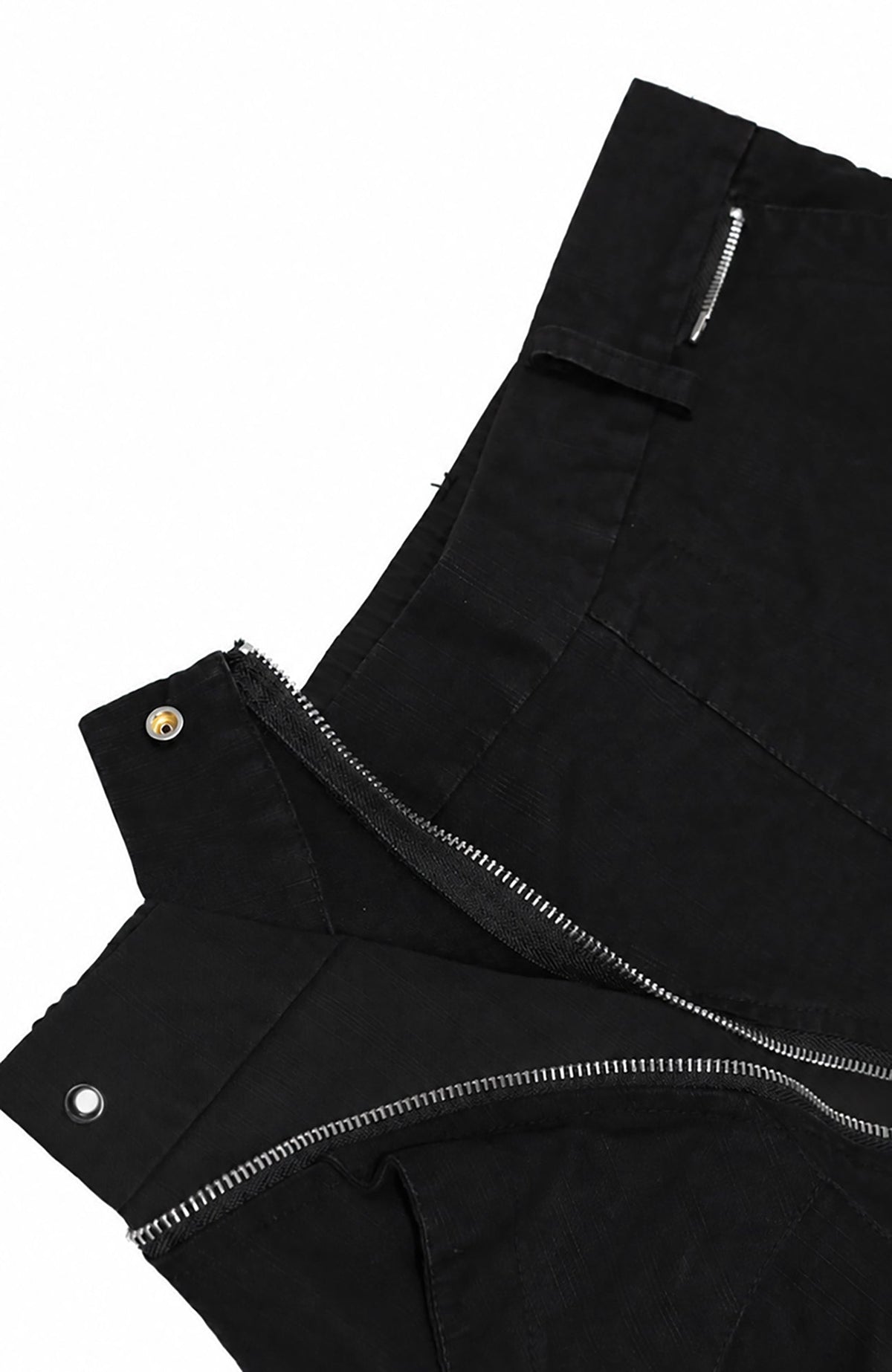 RELABEL Pleated Deconstructed Detachable-Waist Cargo Trousers