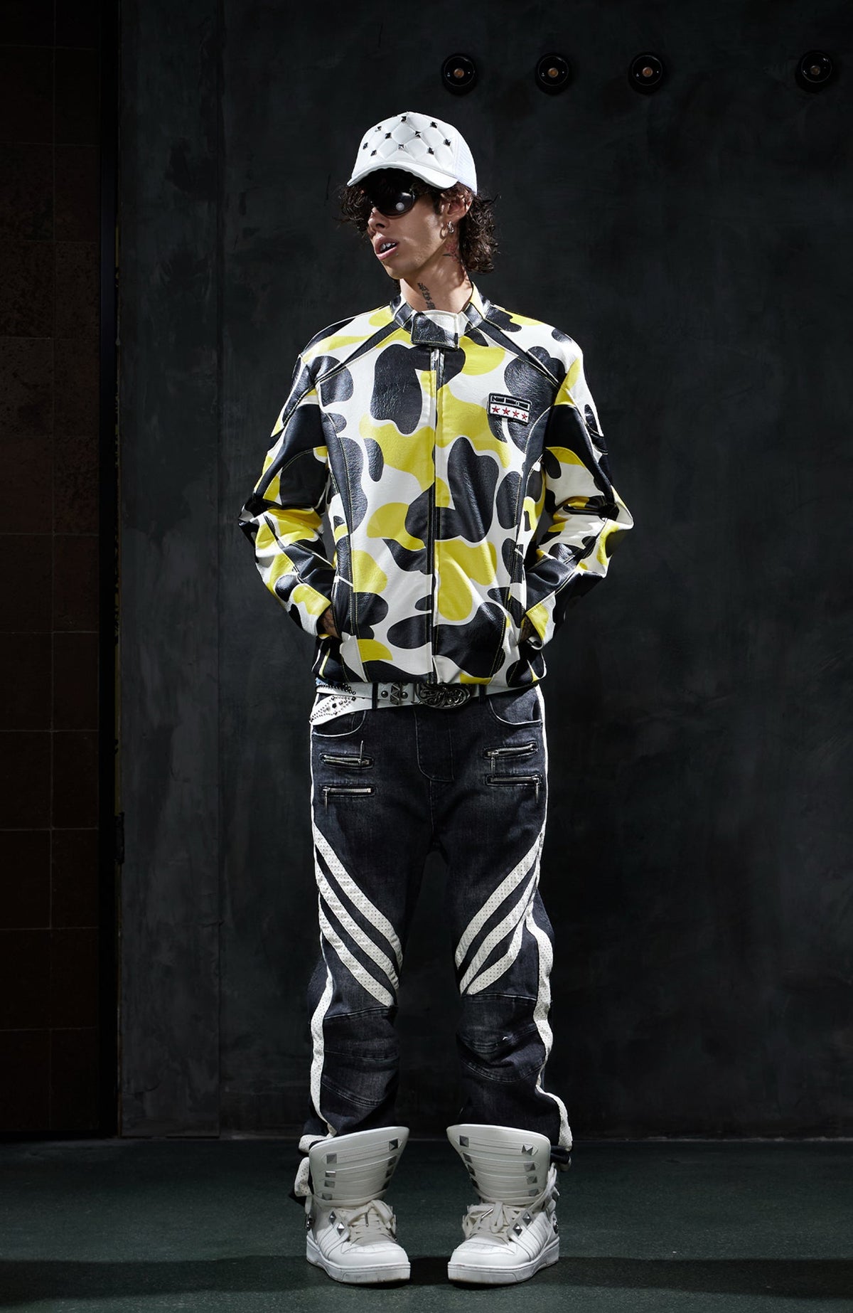 DND4DES Camo Star Full-Print Mask Hoodie