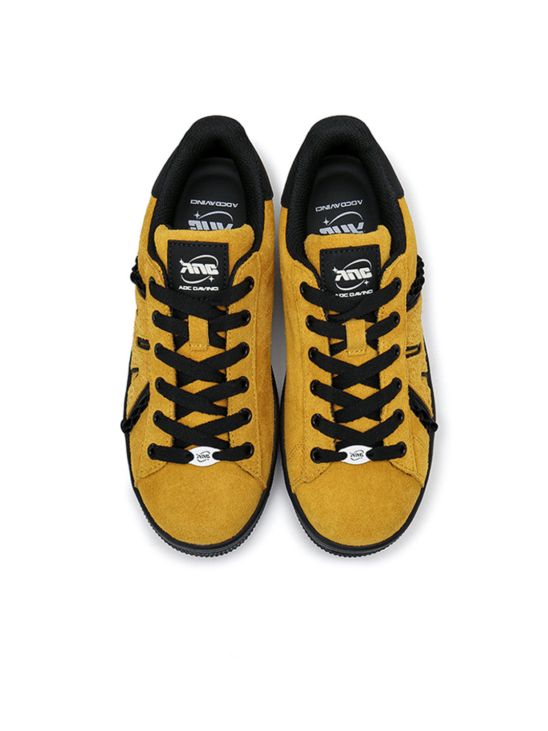Suede Platform Sneakers with Three Lace Sets