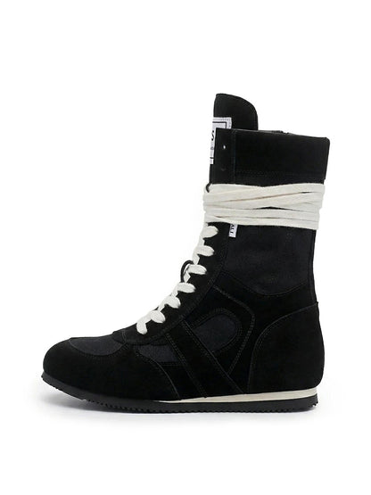 Black Knockout Hybrid Boxing Trainer Boots
