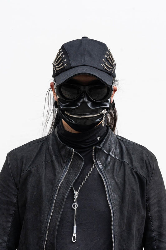 INSIDE OUT Snakebone Clipped Double-Layered Cap