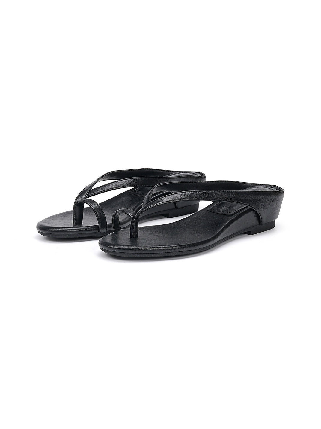 Toe Ring Wedge Flip-Flop Sandals