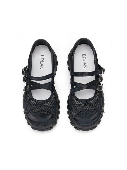 Rhinestone-Embellished Platform Sneakers With Bow Detail