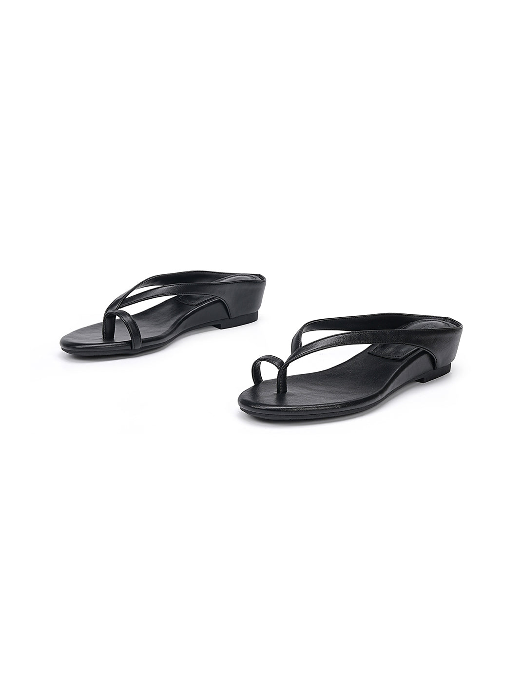 Toe Ring Wedge Flip-Flop Sandals