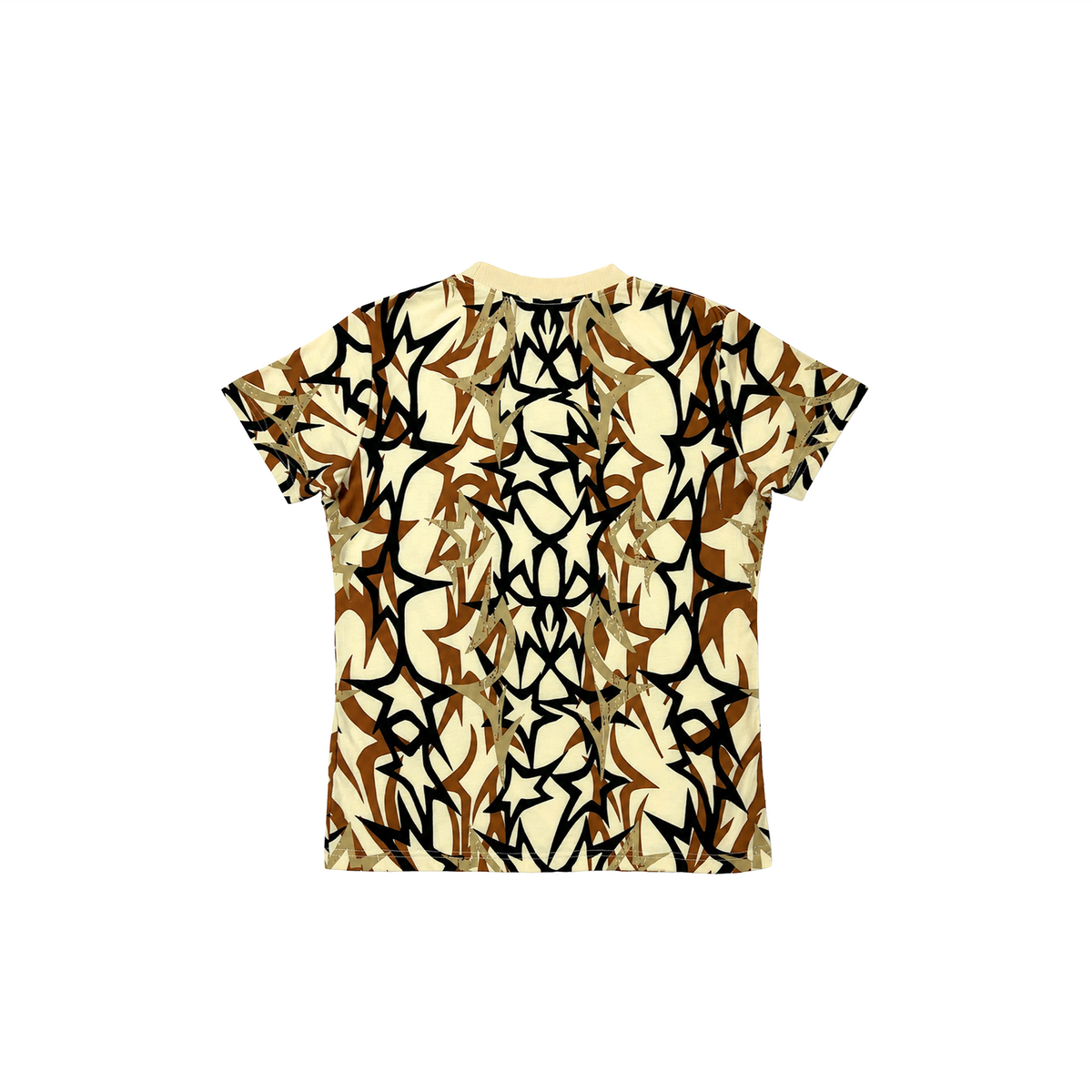 TECNINEGROUP Thorn Star Full-Print Cotton T-Shirt