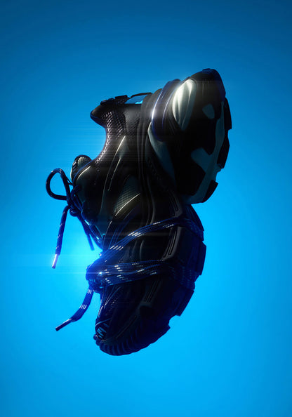 Blue Power Platform Sneakers