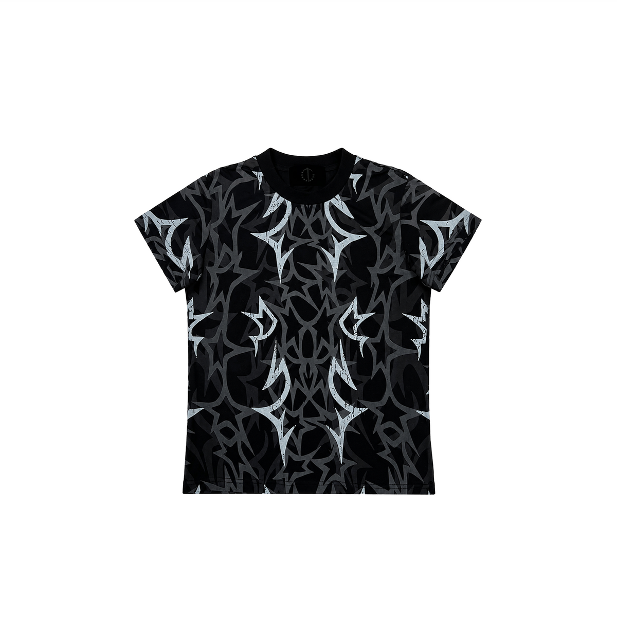 TECNINEGROUP Thorn Star Full-Print Cotton T-Shirt