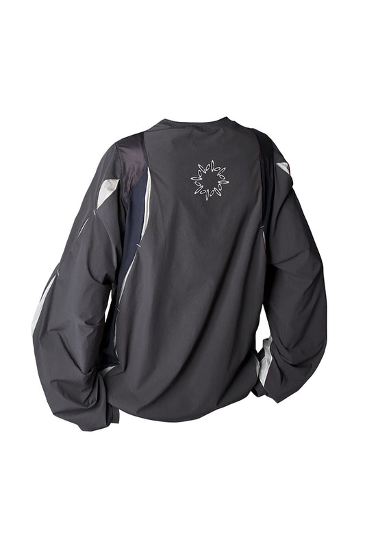 RELABEL Contrast Paneled Quick-Dry Long-Sleeve Tee