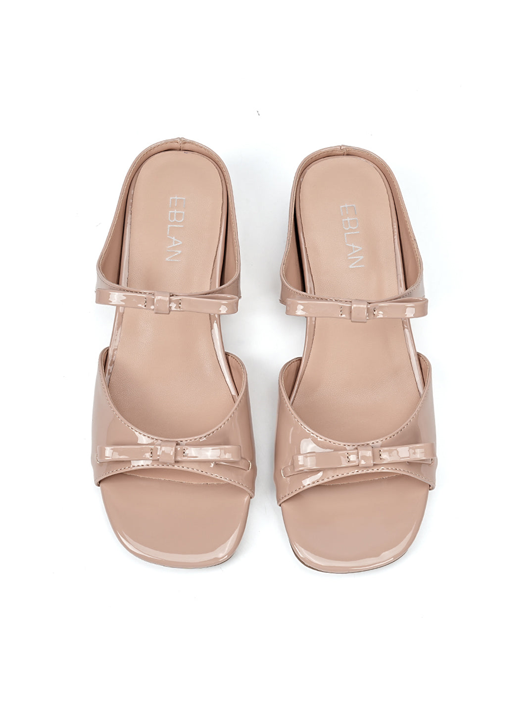 Bow Wedge Slide Sandals