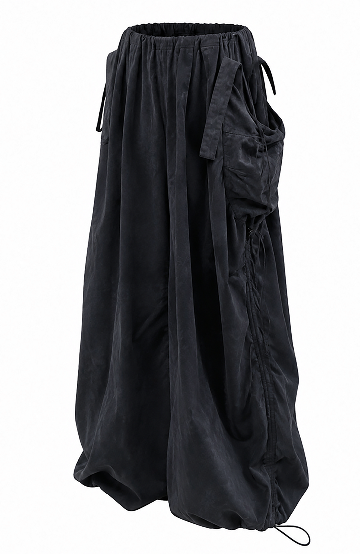 RELABEL Tie-Dye Pleated Adjustable Hem Sweatpants