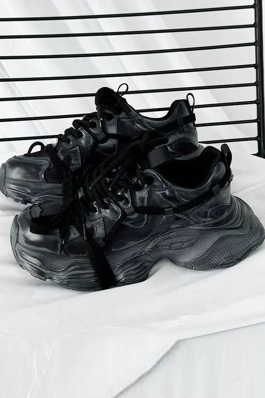 Vintage Chunky Lace-Up Dad Sneakers - EU Only
